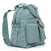 Рюкзак-сумка шкільний підлітковий синій міський легкий та м'який для дівчинки 6-11 клас один відділ Lanpad WA3088, фото 5