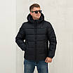Зимова чоловіча куртка  великого розміру 50-64 чорний, фото 10