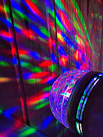 Диско Лампа Світлодіодна лампочка RGB у формі чарівної кулі E27 AND HA-142, фото 2