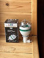 Диско Лампа Світлодіодна лампочка RGB у формі чарівної кулі E27 AND HA-142, фото 3