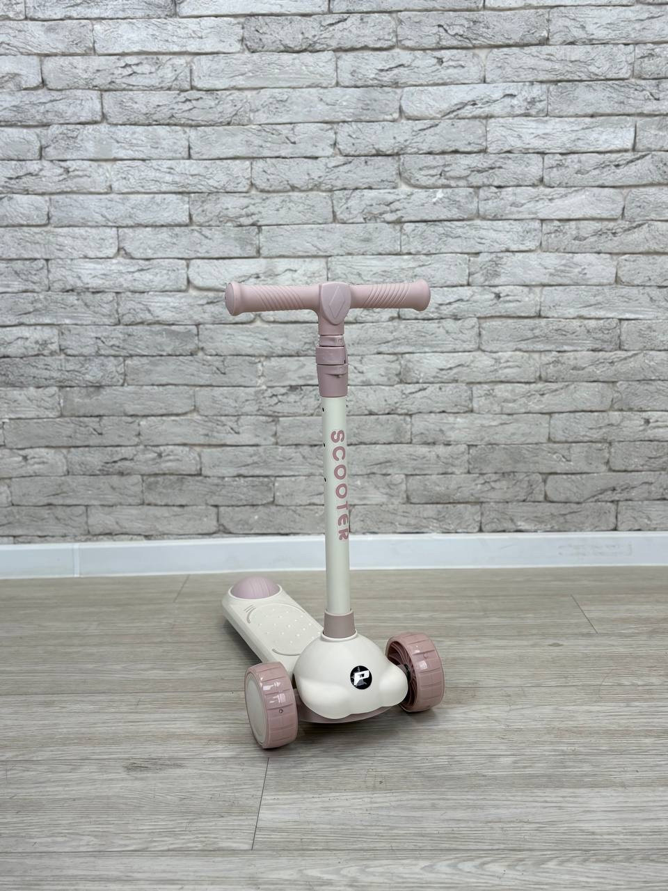 Дитячий триколісний самокат JR3-129-P з українською музикою, фото 1