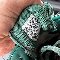 Чоловічі кросівки Adidas Spezial Greene Кеди Адідіс Спешл зелені з рожевими смужками замшеві демісезон, фото 4