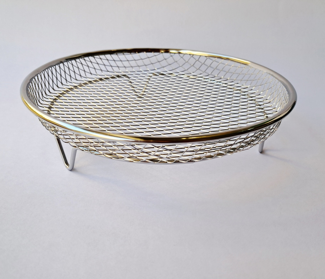 Решітка кругла з нержавіючої сталі для аерогрилю мультипечі духовки 1 шт SAN-9312, фото 1