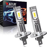 Автолампі LED Canbus лампи KATUR H1 80 W 16000 LM 6000 K комплект 2 шт.