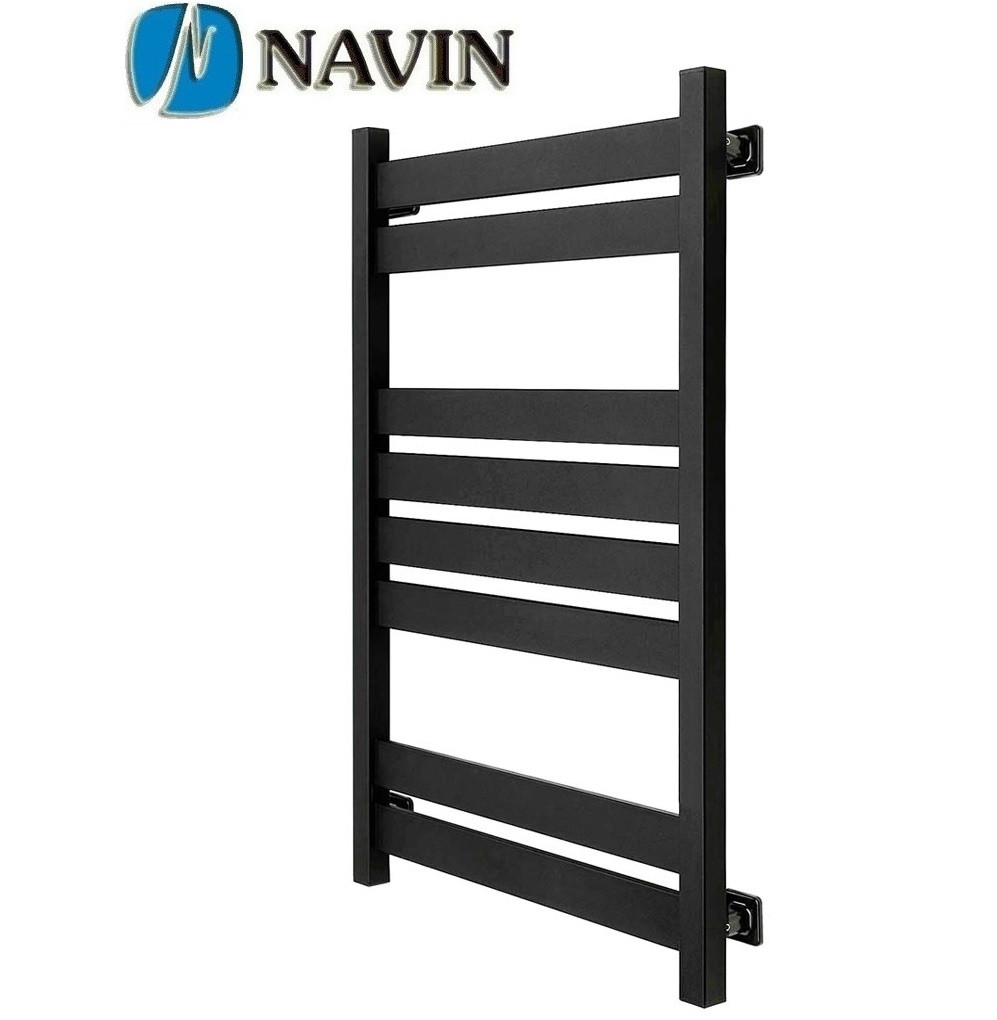 Водяна рушникосушка NAVIN Largo 500х800 (чорний муар)