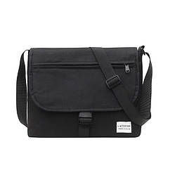 Сумка через плече для студента - Чорний