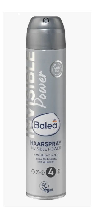 Лак для волосся Balea Invisible Power-4 300 мл, фото 1