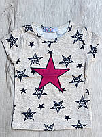 Футболка для дівчинки Essu 58024 92 см Бежевий