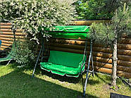 Текстильне сидіння для садової гойдалки, водонепроникне, чохол-основа для гойдалки, фото 5