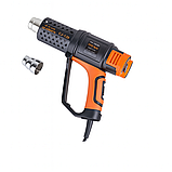 Будівельний технічний фен CJ-170 2000W 220V з 2 режимами нагріву та захистом від перегріву, фото 4