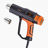 Будівельний технічний фен CJ-170 2000W 220V з 2 режимами нагріву та захистом від перегріву, фото 5
