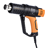 Будівельний технічний фен CJ-170 2000W 220V з 2 режимами нагріву та захистом від перегріву, фото 8