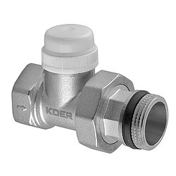 Кран термостатичний "антипротечка" прямий Koer KR.923-Gi — 1" (KR5638)