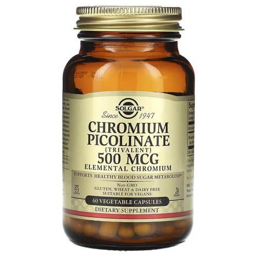 Solgar Chromium Picolinate 500 mcg 60 капсул, фото 1