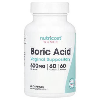 Nutricost Women Boric Acid 600 mg 60 капсул