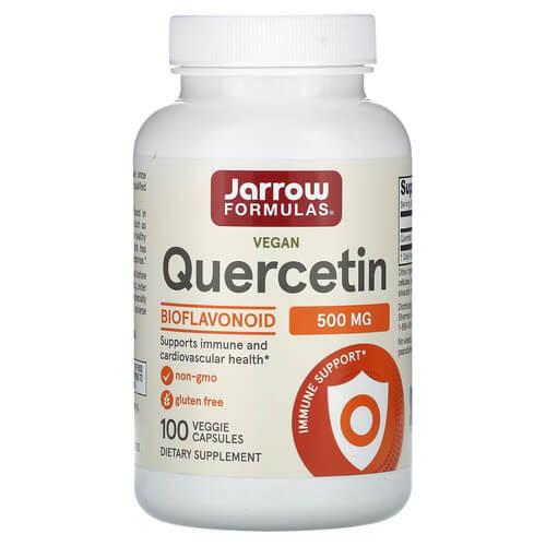 Jarrow Formulas Vegan Quercetin 500 mg 100 рослинних капсул, фото 1