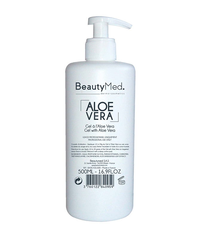 Гель для обличчя з алое вера Gel with Aloe Vera BeautyMed, 500 мл, фото 1