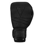 Боксерські рукавиці TITLE Black Bolstered Leather Black 16 oz, фото 6