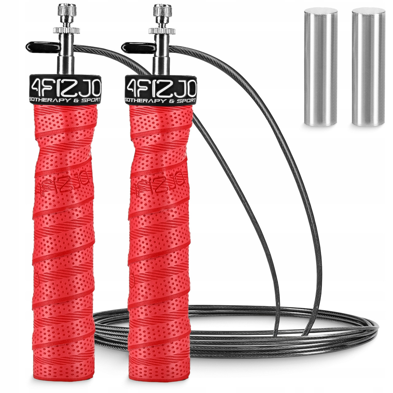 Скакалка швидкісна для кросфіту 4FIZJO Speed Rope PRO+ Red (P-5907739313171)