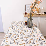 Скатертина бавовняна "Листочки" 1.5 м х 1.5 м, фото 3