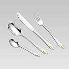 Набір столових приборів Maestro золото 24 предмети (1513G-24-MR)