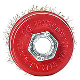 Щітка-чашка Vitals гофрована латунова 65 мм М14, 0,3 мм, фото 2