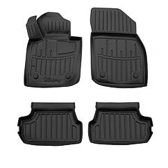 Килимки в салон MINI Cooper F56 3D 2014-2023 з бортом, поліуретан, 4шт Stingray 5032034