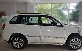 Бічні труби для Chery Tiggo 3 Нержавіюча сталь (2 шт.)