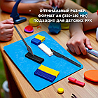 Пластикова дошка для пластиліну формату А4 250х180 мм "Irbis" 1 шт., фото 3