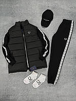 Костюм чоловічий кофта на блискавці + штани + кепка + жилетка + шкарпетки в подарунок SMLXL XXL Набір жилет-кофта-штані-кепка