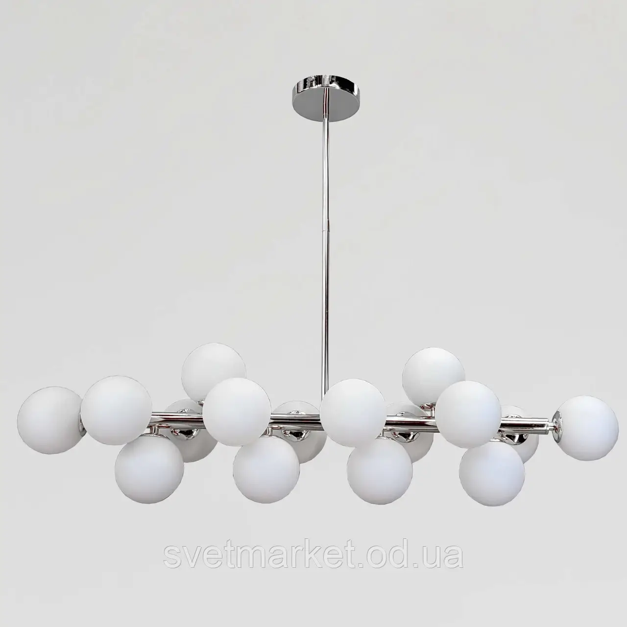 Сучасна яскрава люстра D1234/16CH, фото 1