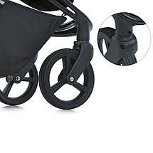 Універсальна коляска 2в1 El Camino Persona ME 1091-1 Total Black Чорна, фото 3