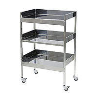 Стійка- стелаж з нержавіючої сталі на 3 полиці Медапаратура