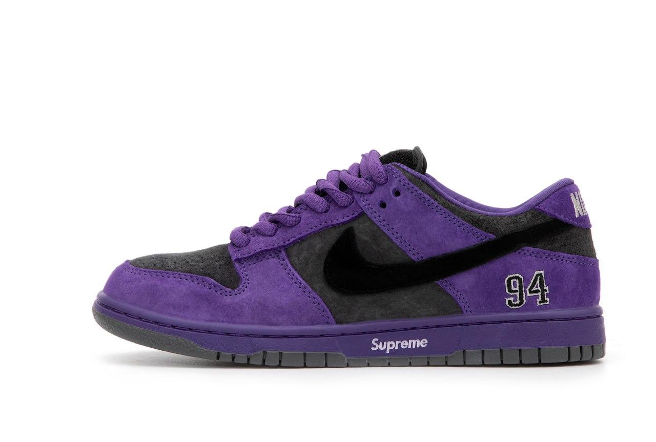Кросівки Nike SB Dunk Supreme Low Purple Black Кеди