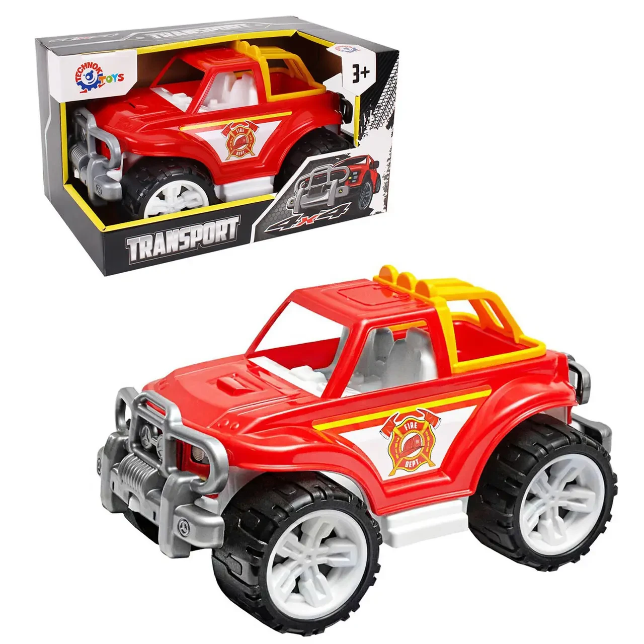 Іграшковий позашляховик "Technok Toys" Пожежна машина 4999, фото 1