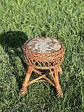 Плетений крісло-стілець з лози. Арт:0775, фото 5