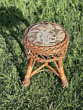 Плетений крісло-стілець з лози. Арт:0775, фото 2