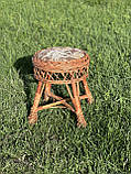 Плетений крісло-стілець з лози. Арт:0775, фото 4