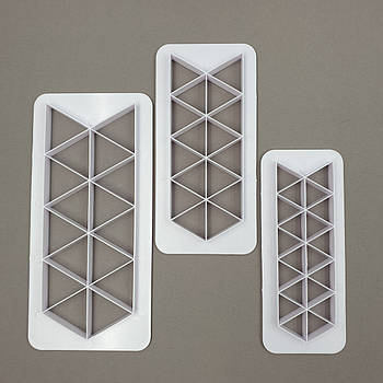 Набір вирубок Трикутники — 3 шт.