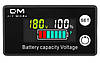 Індикатор заряду акумулятора 8-100 В Li-ion LiFePO4 олив'яно-кислотні, фото 2