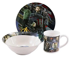 Дитячий набір посуду "Месники"