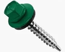 Саморіз для профнастилу 4,8Х35 мм, для дерева, RAL 6005