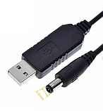 Перехідник кабель USB to DC 5.5х2.1 для роутера, модему, маршрутизатора, комутатора тощо 5 V — 12 V, фото 6