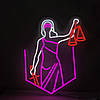 Неонова LED Вивіска Феміда 420x500 мм, фото 8