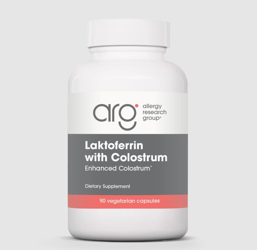 Allergy Research Lactoferrin with Colostrum / Лактоферин + Колострум молозиво 90 капсул