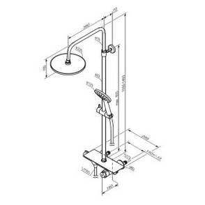 Душова система Jupiter (977750300) Damixa Art. 977750300, фото 2