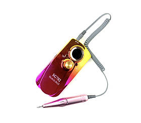 Портативний фрезер на акумуляторі SG-702 Chrom для манікюру та педикюру - 35 000 об./хв., 36 Вт. Золото