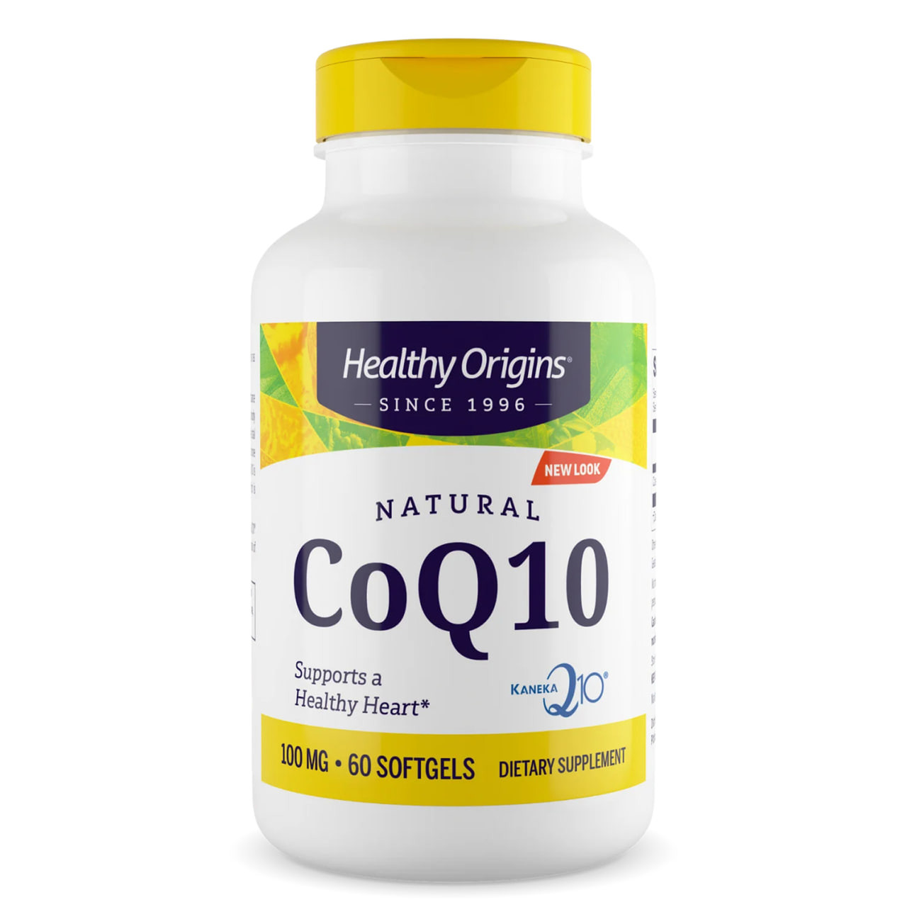 Коензим Q10, Healthy Origins, Kaneka Q10 (CoQ10 Gels), 100 мг, 60 капсул, фото 1