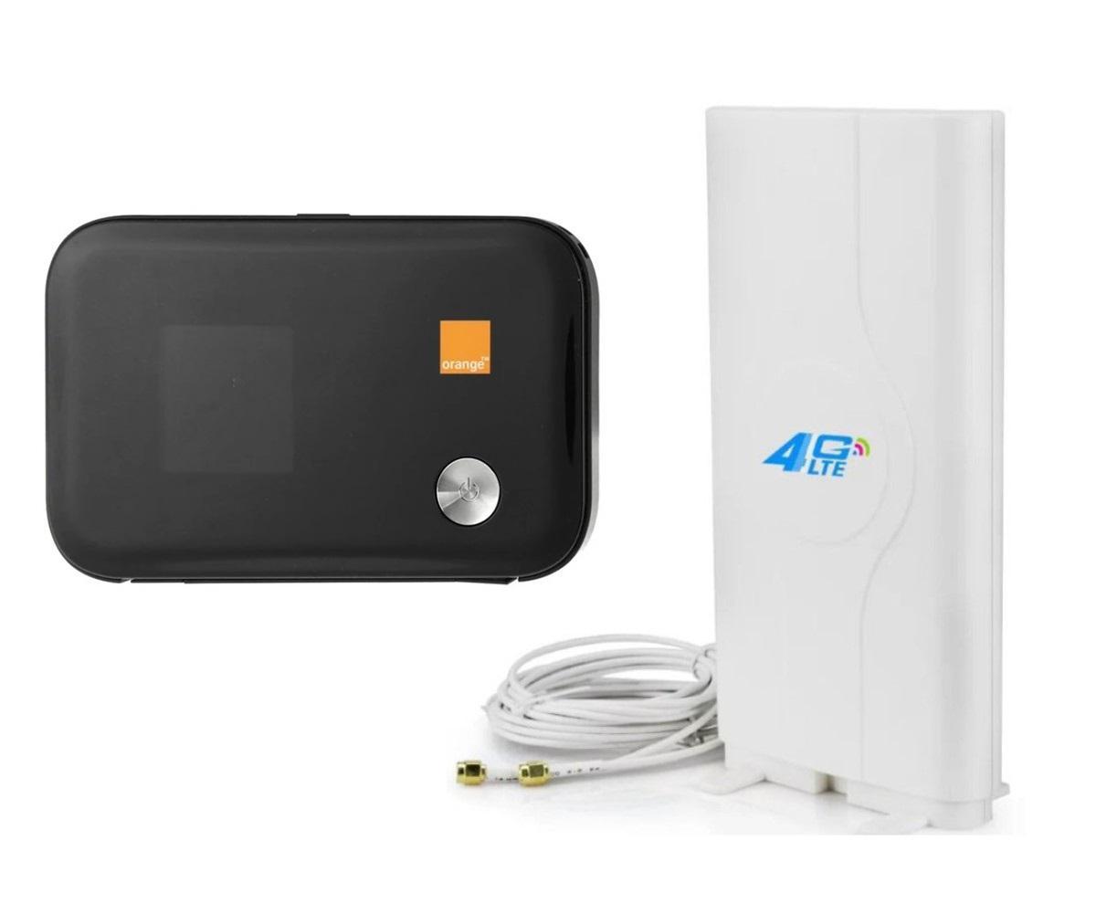 Комплект WiFi роутер 3G 4G модем Huawei E5372s-32 (MR100-3) з панельною антеною MIMO 9 дБі, фото 1