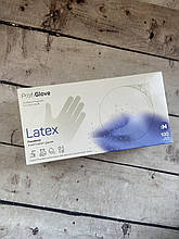 Рукавички гумові нестерильні медичні M в уп. 100 шт 50 пар